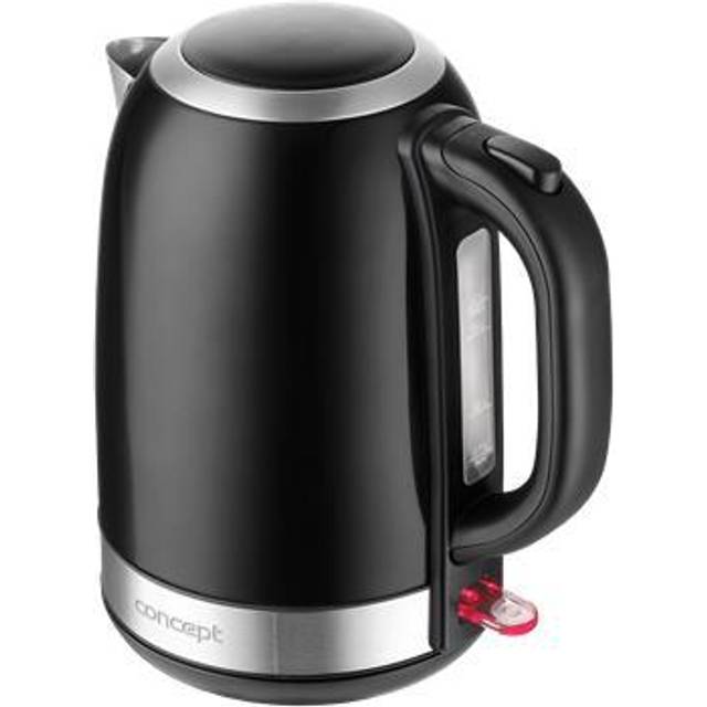 CONCEPT Hausgeräte RK3245 Skönheten i svart färg i ditt kök, rostfritt stål