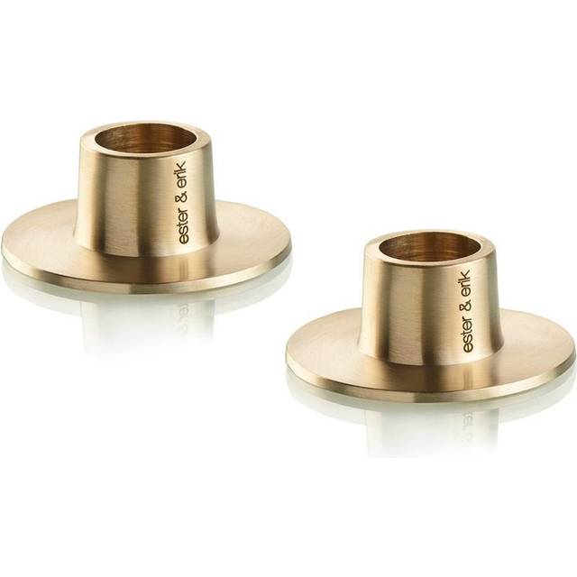 ester & erik ester & erik candle sticks smooth 2-pack Stainless steel
