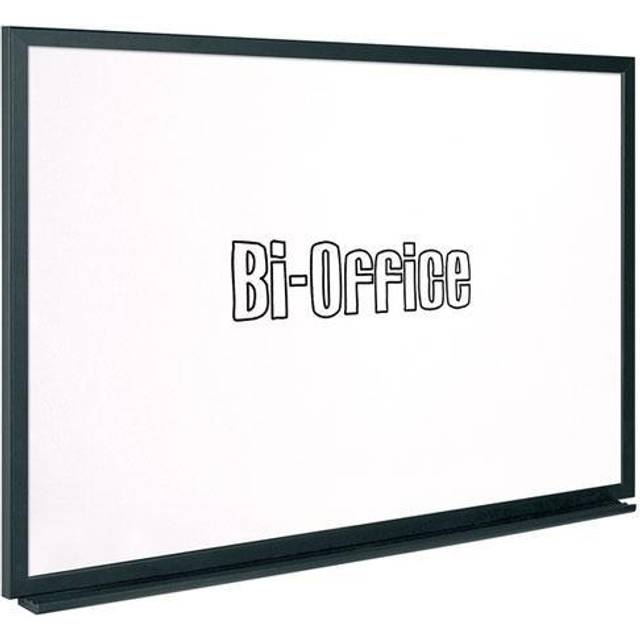 Bi-Office Black Frame DryWipe Board 600x450mm MB0400169 - White