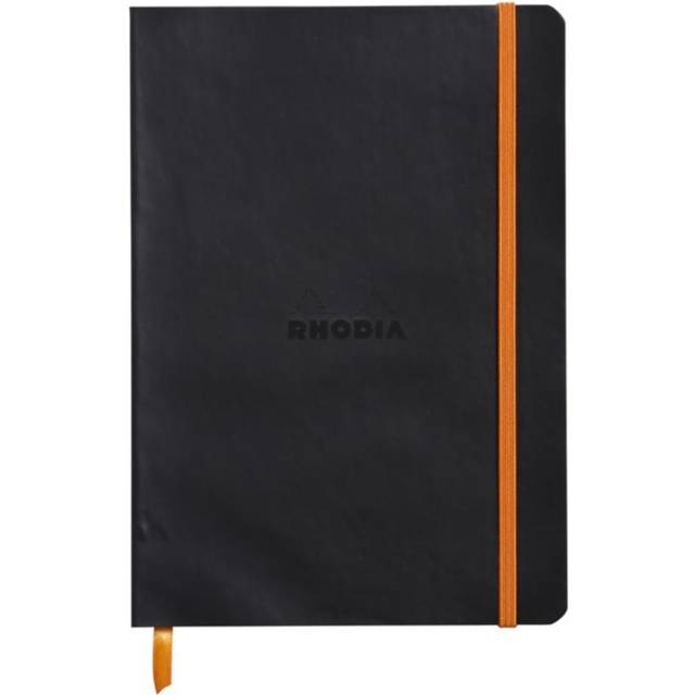 Rhodiarama Soft Cover Notebook 160 Pages A5 Black