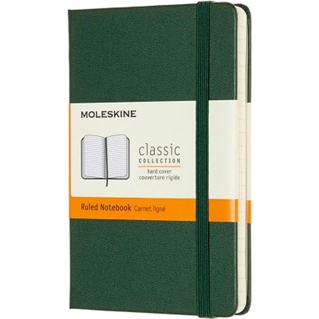 Moleskine Classic Hard Cover Notebook Pocket Myrtle Green Linjerad