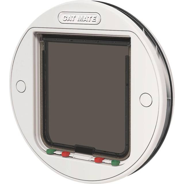 Cat Mate Large Glass Fitting Cat Flap 357W White