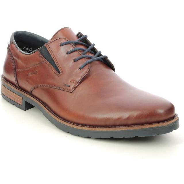 Smart Lace-Up Derby Shoes - RKR36517 / 322 380 - Tan