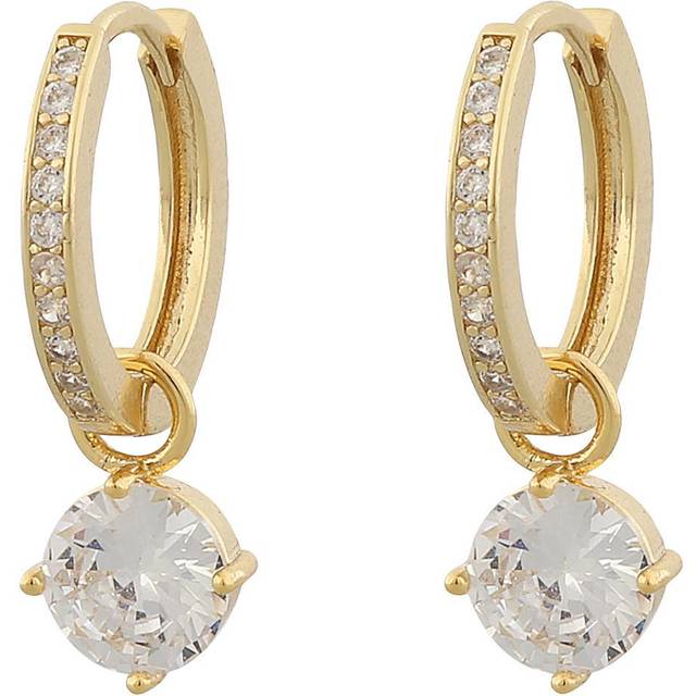 Snö of Sweden - Örhängen Rola Round Ring Ear - Guld