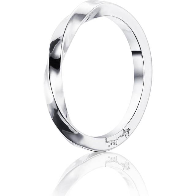 Viking Plain Ring Vitguld 15.00 mm
