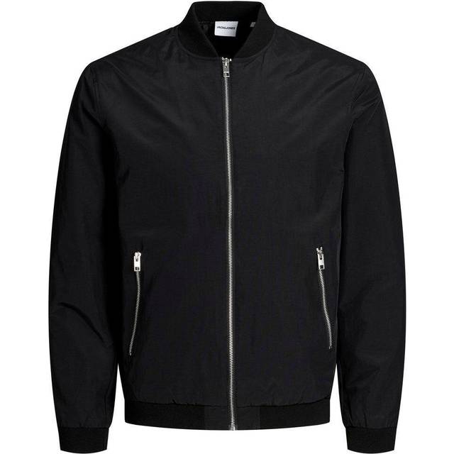 Jack & Jones Plus Size Rush Bomber Jacket Black
