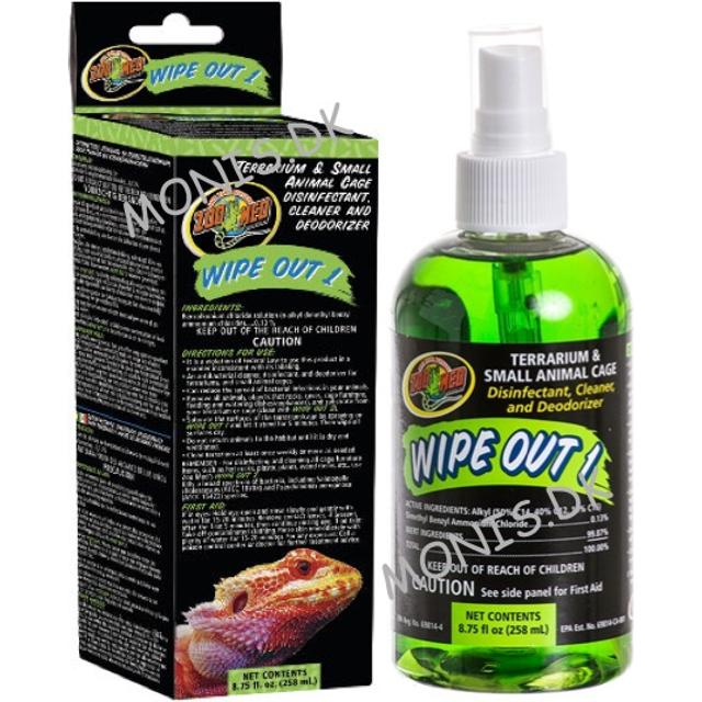 Terrarium disinfectant Zoomed Wipe Out - Vert - 258 ml