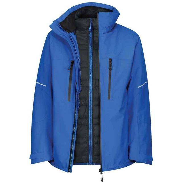 (XL, Black/Oxford Blue) Regatta Mens X-Pro Evader III Padded Jacket