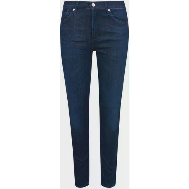 Citizens of Humanity Womens Plush Black Rocket Skinny High-rise Stretch-denim Jeans 26