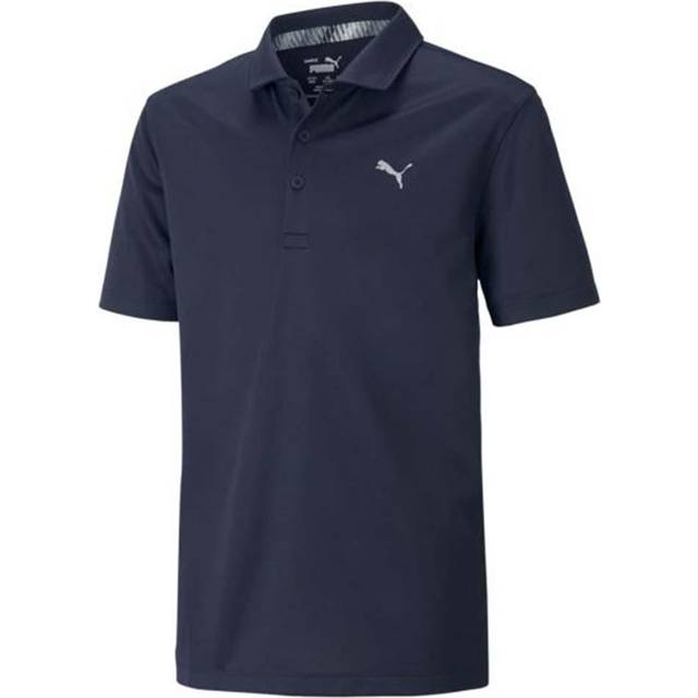 Puma Golf Boys 2019 Polo  Vibrant Orange  Medium
