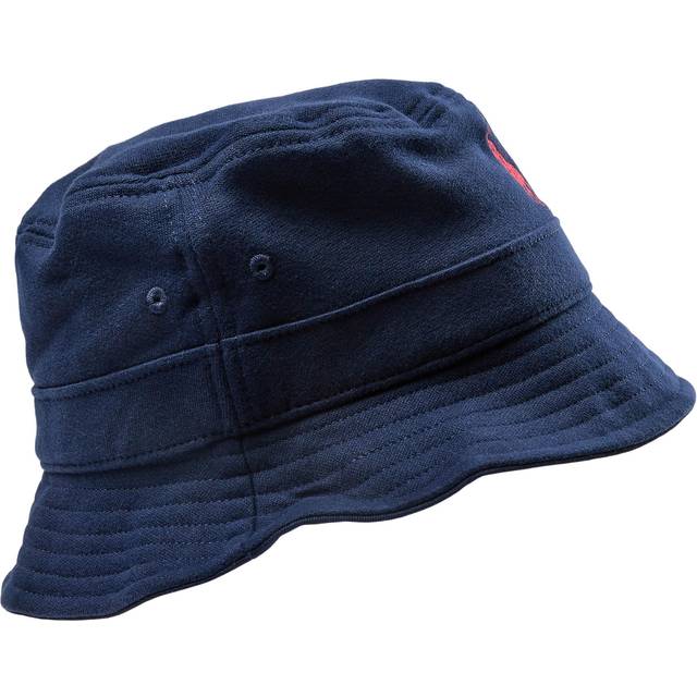 Polo ralph lauren white embroidered logo bucket hat size s-m