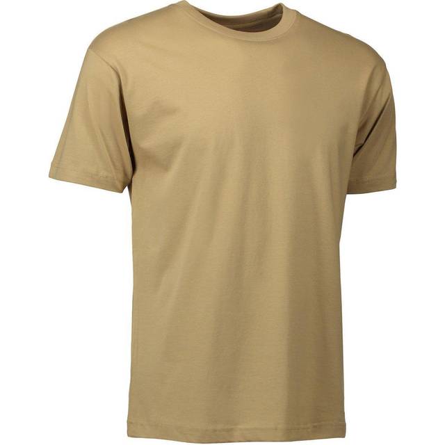 ID T-Time T-shirt, rund hals Beige