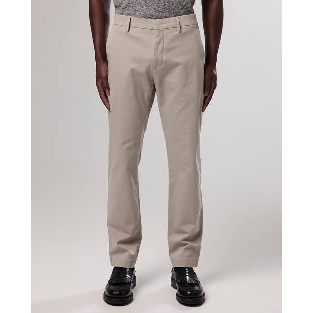 NN07 Theo Regular Fit Stretch Chinos Light Grey