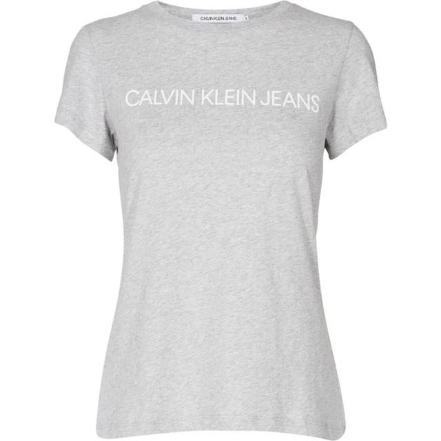 Calvin Klein Mens Essential Slim Organic Cotton T-Shirt in White - Size Small