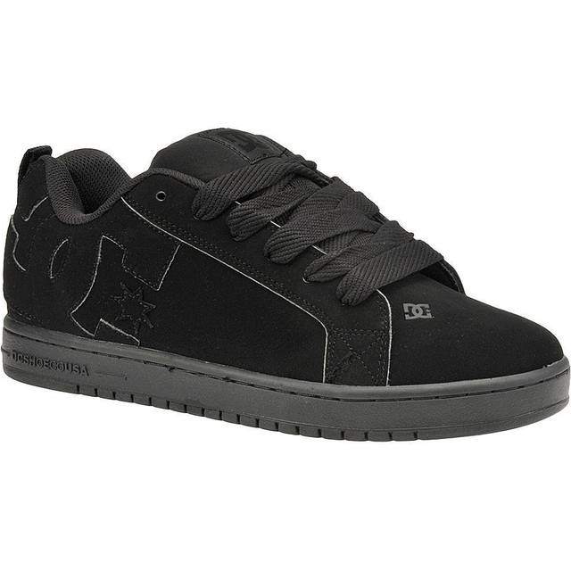 DC Shoes Court Graffik - Low-top Shoes For Men herr Skateboardskor, svart, 43 EU