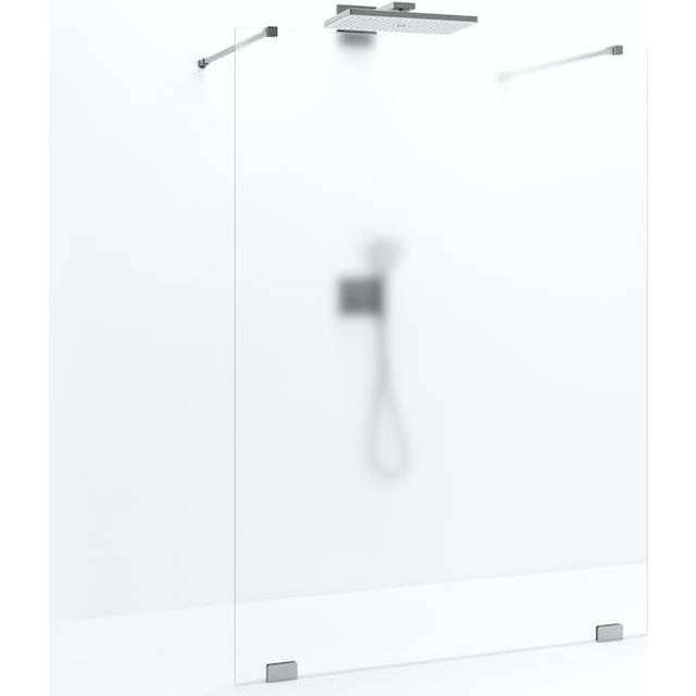 Macro Design Duschvägg Grace Walk-in (Borstat/1400x1200 mm/Briljantglas Ice)