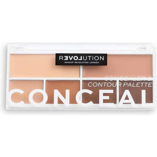 Makeup Revolution Conceal Me Concealer & Contour Palette (W, 11.2 g)