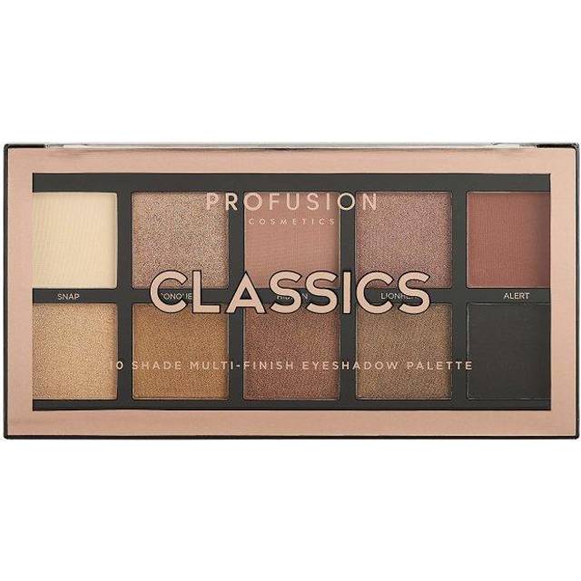 ProFusion Cosmetics Mini Artistry 10 Shade Eyeshadow Palette Classics
