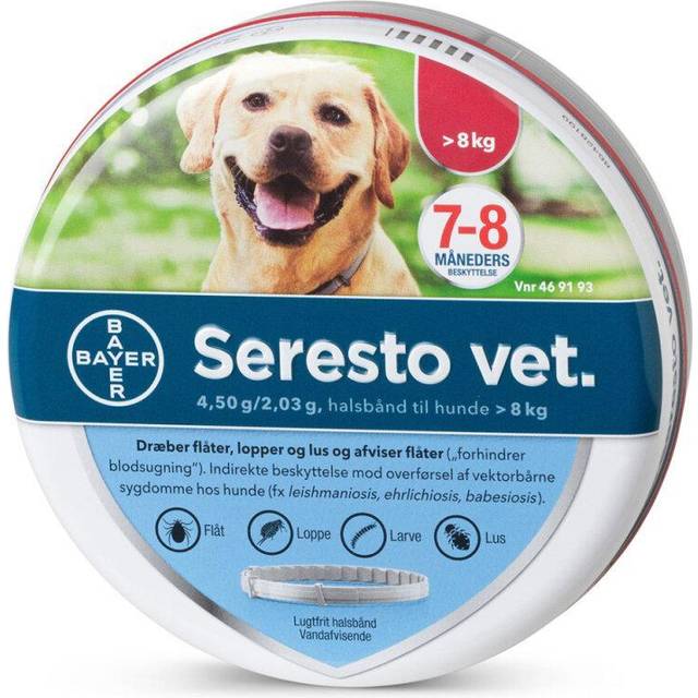 Seresto Vet loppehalsb�nd til hunde over 8 kg