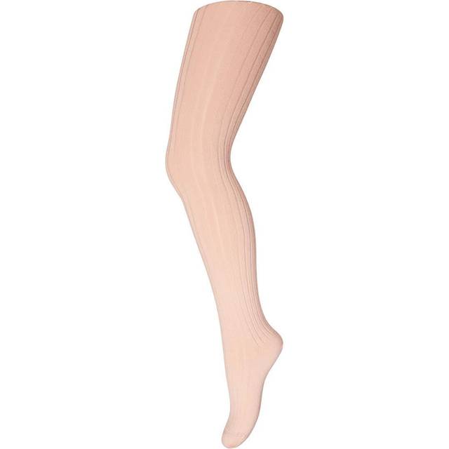 MP DENMARK Cotton Rib Tights |Rosa |80
