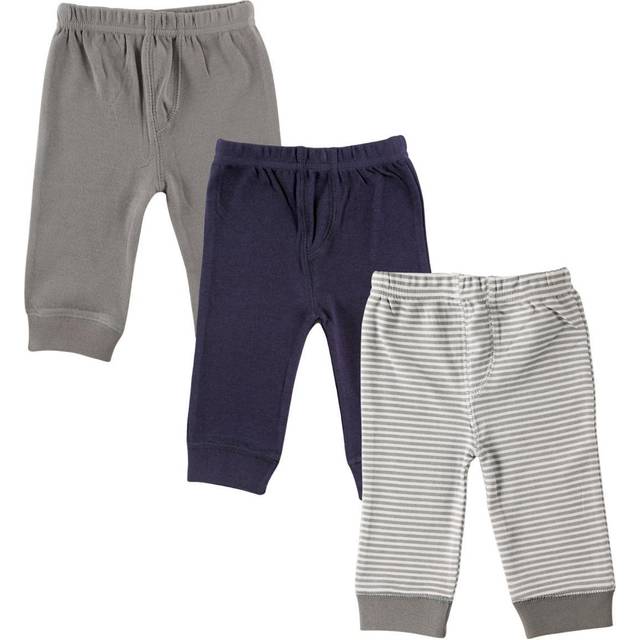 Luvable Friends baby boys Cotton Pants  Blue  12-18 Months US