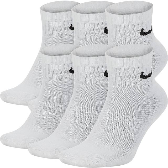 Nike Everyday Cushioned Ankle Sports Socks 6 Pack white, size: 46-50