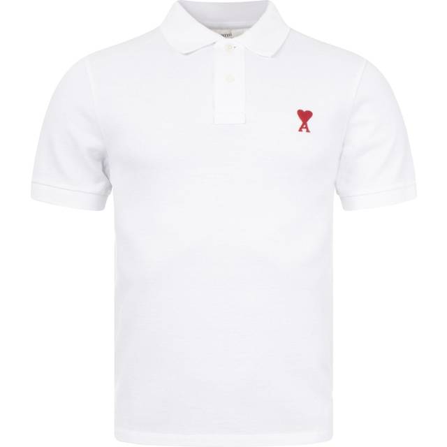 AMI PARIS Ami De Coeur Polo Shirt - White