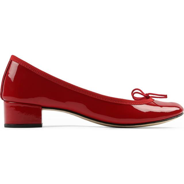 Repetto Red Camille Ballet Heels - 550 Flamme - FR 37