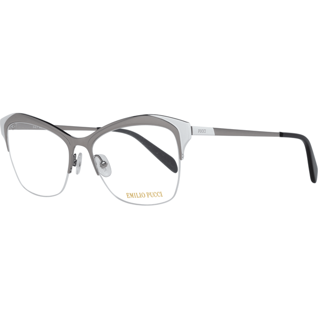 Emilio Pucci EP5074 008 Women's Eyeglasses Grey Size 53 (Frame Only) - Blue Light Block Available (53)