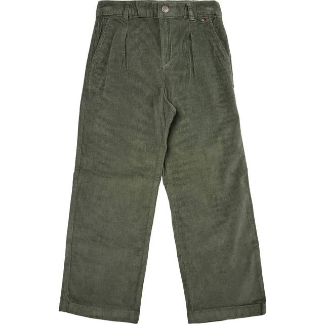 Tommy Hilfiger Manchesterbyxor - Avalon Green - Tommy Hilfiger - 10 år (140) - Manchesterbyxor