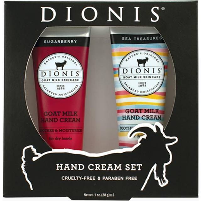 Dionis Goat Milk Skincare Berry Treasure Hand Cream Gift Set - Sugarberry & Sea Treasures Sweet Pea Scented Lotions To Soothe & Relieve Dry  Itchy Han