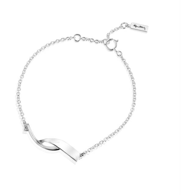 Efva Attling Friendship Bracelet 16/17.5/19 CM - SILVER