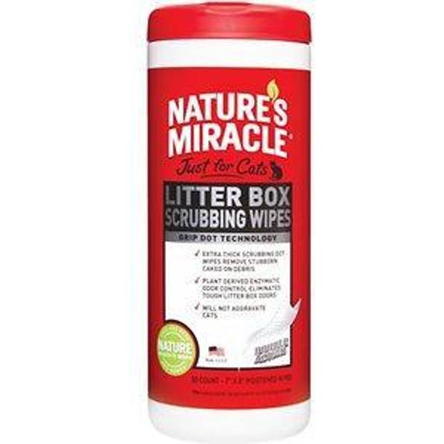 Nature's Miracle Just for Cats Litter Box Scrubbing Wipes, 30 Count (NM-5574)