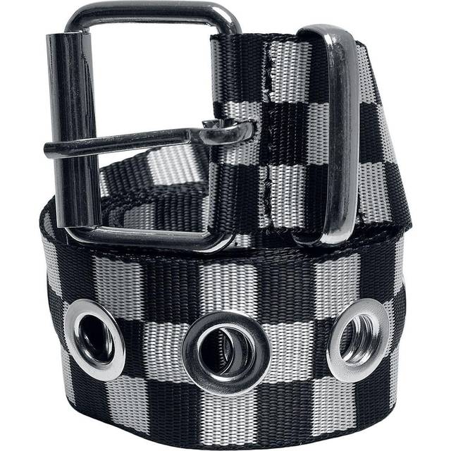 Urban classics checker belt with eyelets neonorange/white