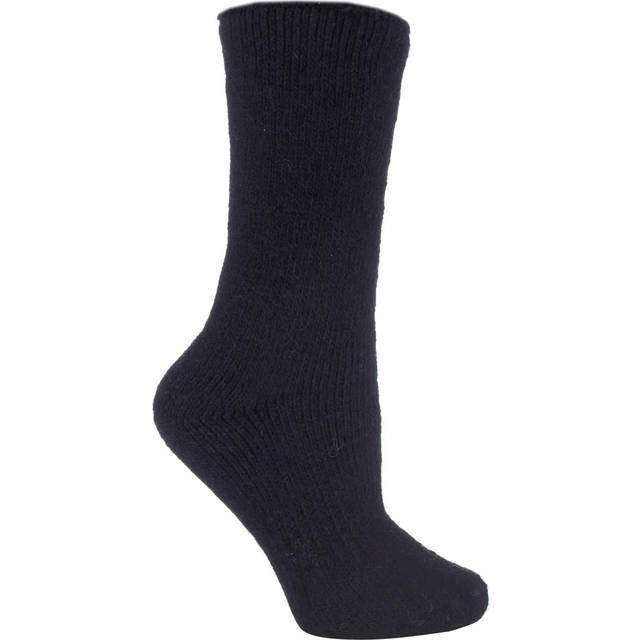 Heat Holders Womens - Ladies Winter Warm 2.7 TOG Short Cosy Wool Rich Socks - Beige - Size UK 4-6.5