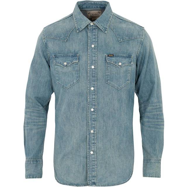Blue Denim Shirt - Multicolor - XL