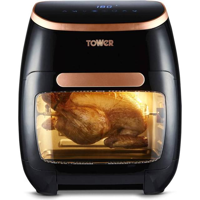 Tower T17039 Xpress Pro 5-in-1 Digital Air Fryer Oven with Rapid Air Circulation, 60-Minute Timer, 11L, 2000W, Black