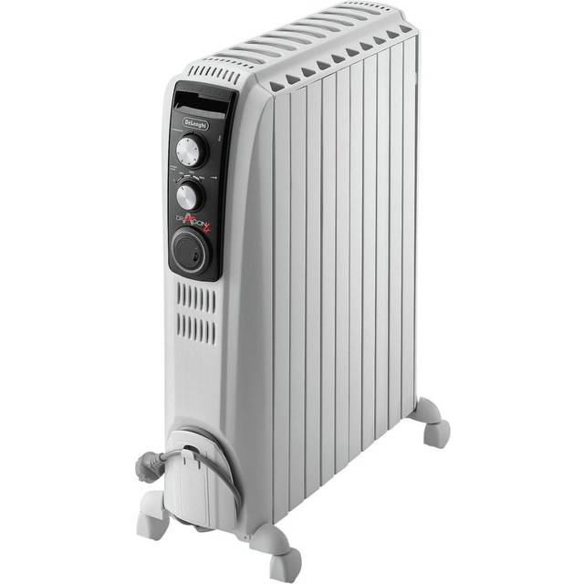De’Longhi Dragon 4 2.5kW Oil-Filled Radiator - TRD41025T - White