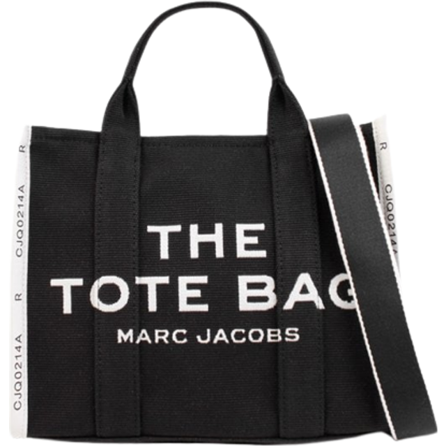 MARC JACOBS Marc Jacobs The Jacquard Medium Tote Bag in Black