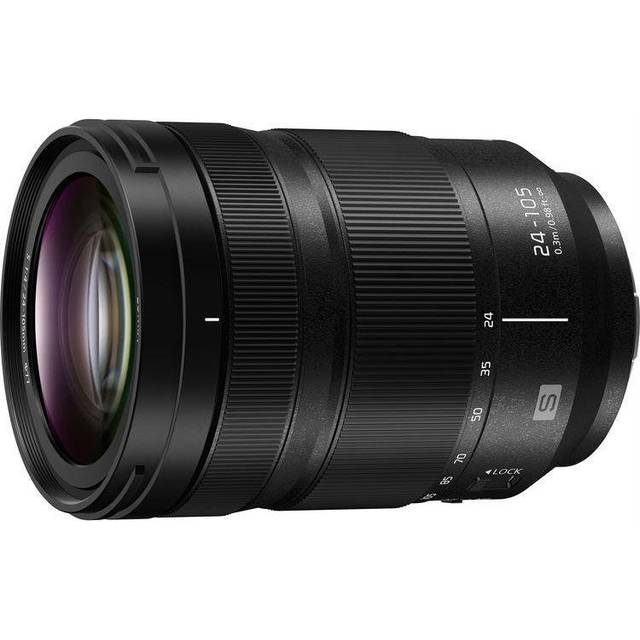 Panasonic LUMIX S 24-105mm f/4 L-Mount Macro OIS Camera Lens in Black
