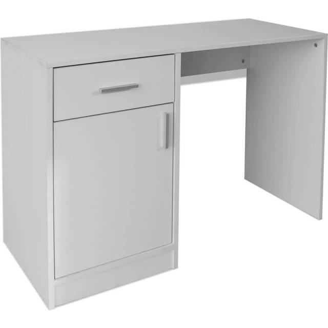vidaXL Folding Wall Table White 100x60 cm