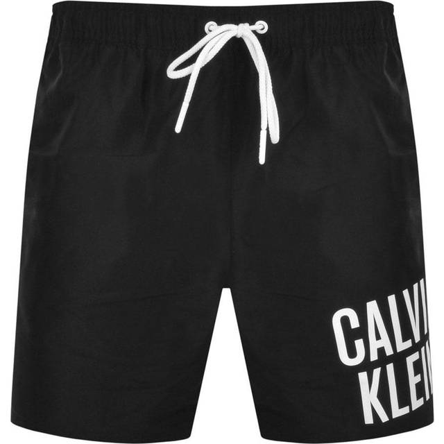 Plain Swim Shorts - Black - M