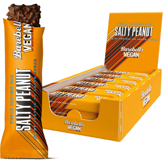Barebells Vegan Salty Peanut 12-pack, Proteinbars