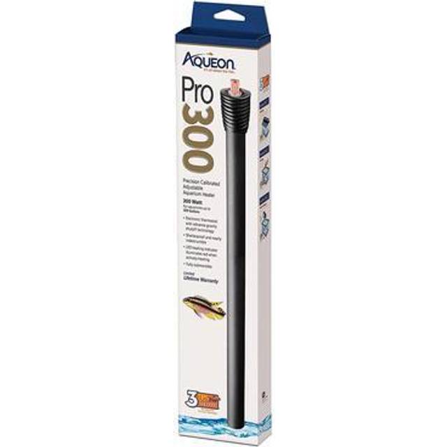 Aqueon 300W Adjustable PRO Heater for Aquariums Up to 100 Gallons with Auto Shut Off
