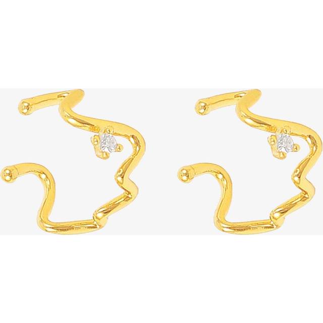 Hultquist Ula ear Cuffs Dam Earcuffs Stl. Diameter: 1 cm - Från Magasin - Guld (Diameter: 1 cm)