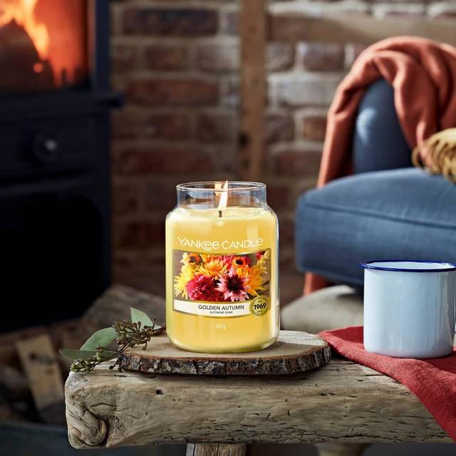 Yankee Candle Golden Autumn Large Jar 623g