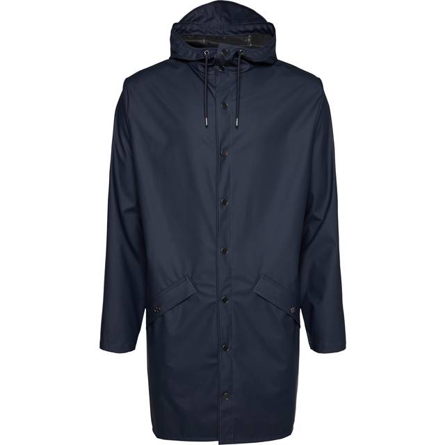 Rains Long Jacket Unisex - Navy