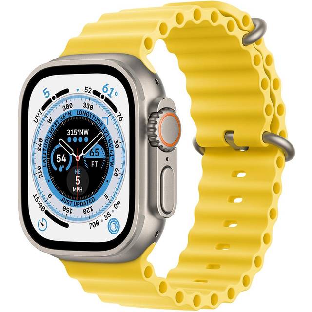Apple Watch Ultra OLED 49 mm Digital 410 x 502 pixels Touchscreen 4G Titanium Wi-Fi GPS (satellite)