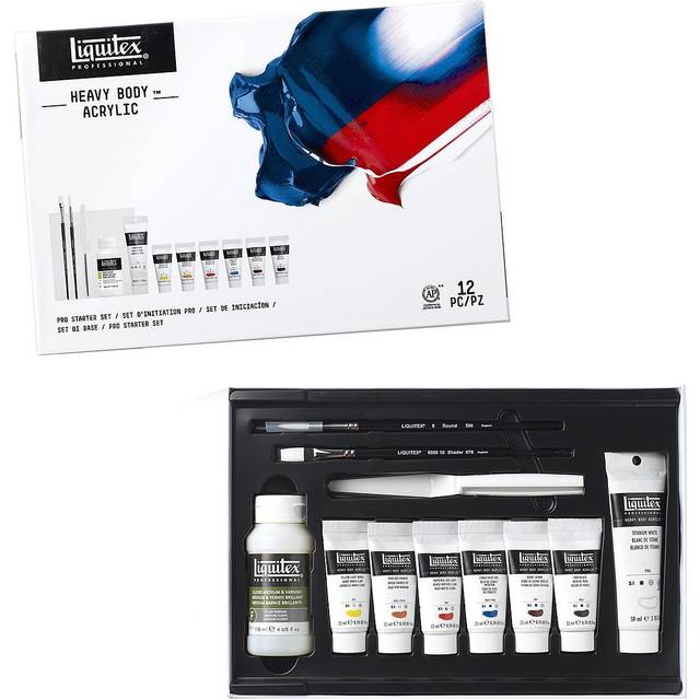 Liquitex Heavy Body Acrylics - Iridescents - Set of 6 x 59ml