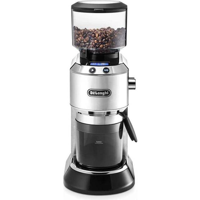 De'Longhi KG 521.M Elektrisk Kaffekvarn, Silver, Svart, 24 x 15.4 x 38.2 cm